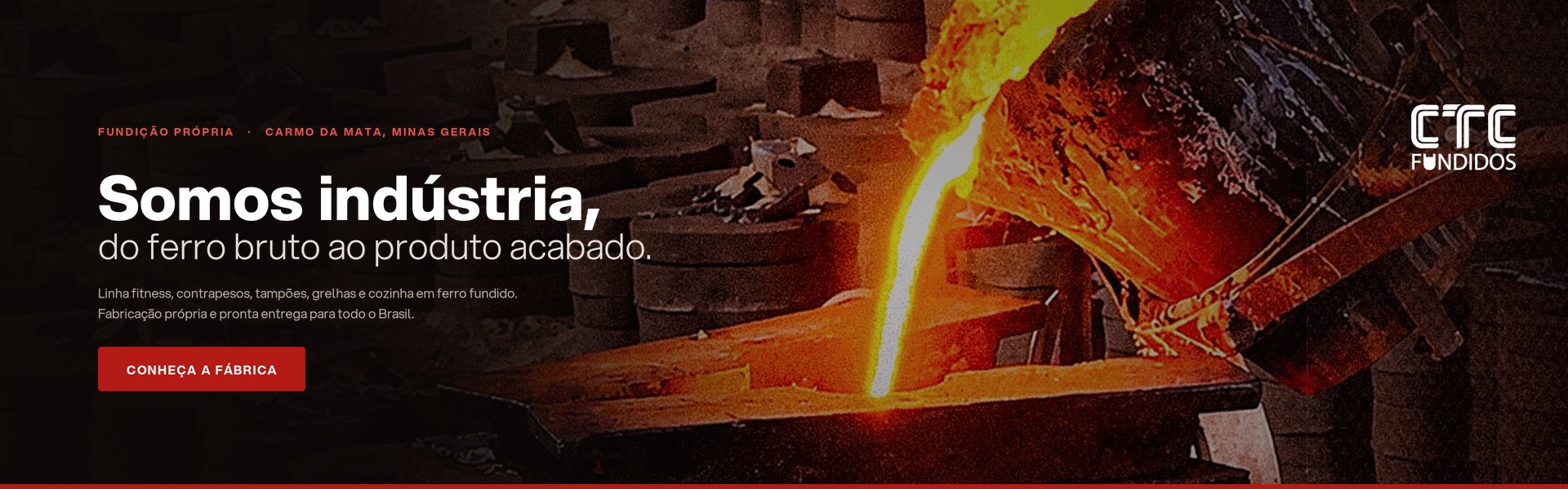Tecnologia e força em ferro fundido - CTC Fundidos